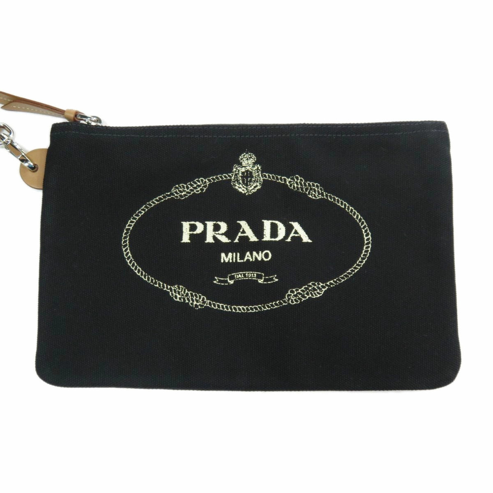 Prada Canapa Bucket Tote Bag Canvas - Picture 9 of 11